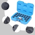 thumbnail image 4 of 22pc 1/2" Drive Anti-Theft Locking Wheel Bolt Nut Removal Set Master Key Kit for BMW Series, 4 of 16