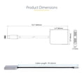 thumbnail image 2 of StarTech.com USB-C to Dual HDMI Adapter, USB Type-C Multi-Monitor MST Hub, Dual 4K 60Hz HDMI Laptop Display Extender / Splitter, HDR, Extra-Long Buil, 2 of 7