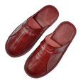 thumbnail image 4 of Zapatillas de casa de cuero de vaca para hombre, zapatos planos de lujo hechos a mano, cómodos, suaves y sin cordones, color negro y marrón, para interiores y dormitorio, 4 of 5