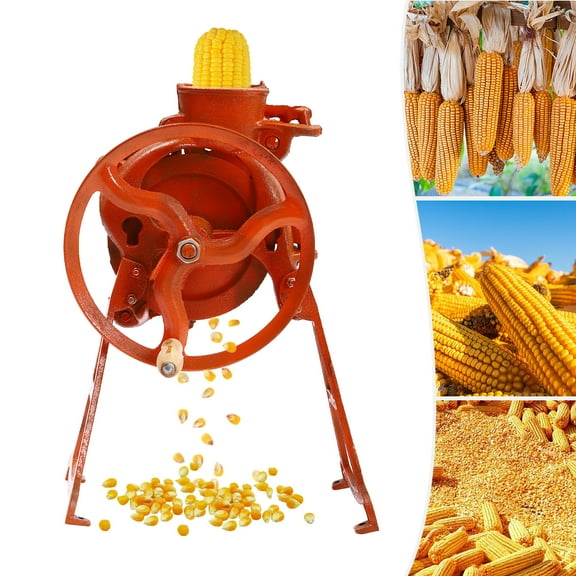 Hand Corn Sheller, Crank Thresher Stripping Machine, Manual Farm Stripper Tool
