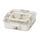 thumbnail image 1 of Contenedor de alimentos dividido multifuncional con tapa hermética y asa de grado alimenticio M, 1 of 9