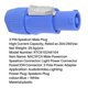 thumbnail image 3 of 10Pcs/Lot Nac3Fca Speakon Plug 3 Pin Male Powercon Connector 20A 250V Ac Power Plug Connector Blue, 3 of 5