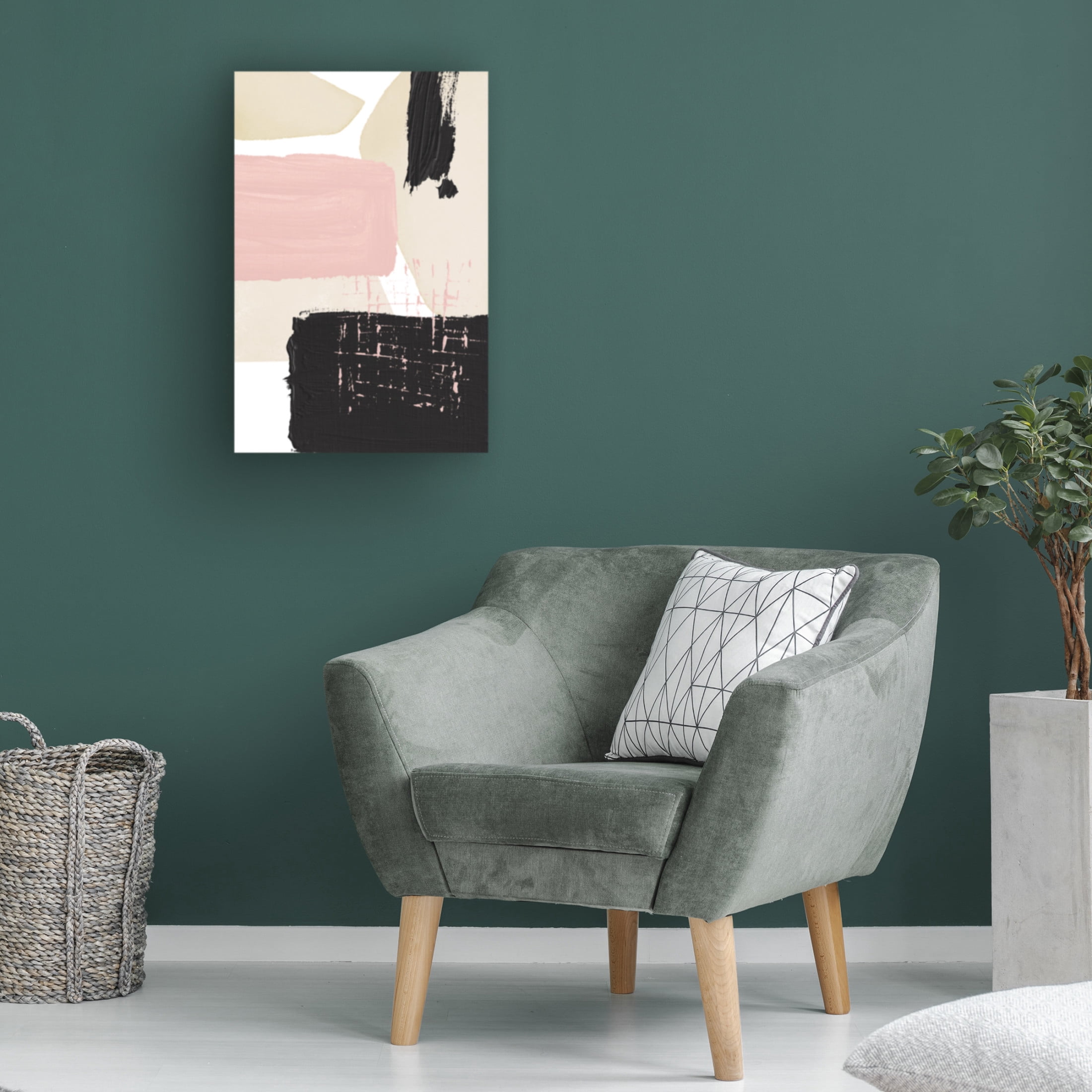 Trademark Fine Art Sally Ann Moss Expression of calm 1 Canvas Wall Art
