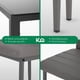 thumbnail image 5 of Juego De Comedor 4 Sillas y Mesa De Vidrio Templado Lexus gris 5, 5 of 6