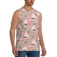 thumbnail image 2 of Pofeuu Sailboats And Palm Tree Print Men's Muscle T-Shirt, Sleeveless, Muscle Tank, Classic Muscle Tee Top For Men Casual Sleeveless Muscle T-Shirt Trendy Clothes-Medium, 2 of 7