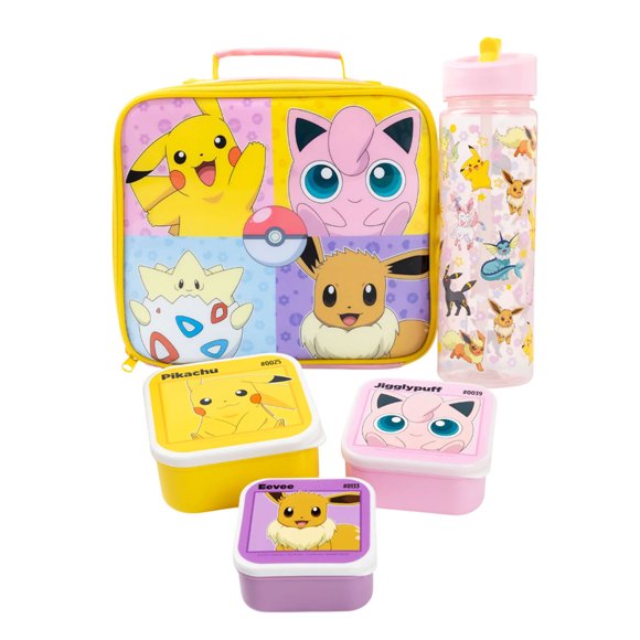 Pokemon Ensemble de Sac à Lunch et Bouteille pour Filles en Pose