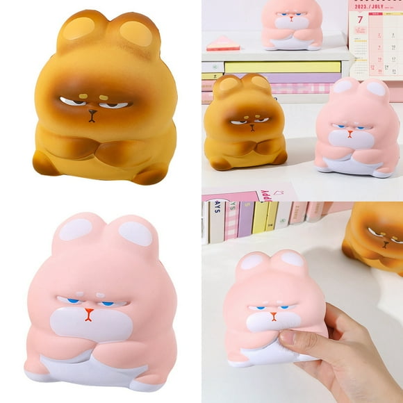 Cute Soft Rabbit Slow Stress Relieving Toy Office Release Stress Relieving Pinch Music Doll