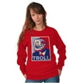 thumbnail image 4 of Funny Presidential Troll Face Meme Sweatshirt for Men or Women Brisco Brands L, 4 of 6