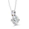 thumbnail image 2 of IGI Certified Lab Grown Diamond Solitaire Pendant Necklace for Women | 7.8mm Round Cut Diamond Necklace with 18 Inch Chain 18K Solid White Gold F-G, VS-SI Quality (2.00 Cttw), 2 of 5