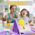 thumbnail image 6 of Art Supplies, 272 Pack Art Set Drawing Kit for Girls Boys Teens Artist, Deluxe Gift Art Box with Trifold Easel, (Purple), 6 of 8