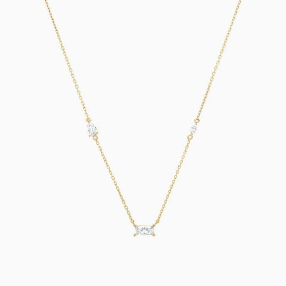 Bearfruit Jewelry 18k Gold Plated over Sterling Silver Tressa Necklace, 15"-17"