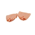 thumbnail image 1 of Silicone Toe Separator Cushion Forefoot Professional Practical Silicone Toe Pad for Correcting Toes Foot Care Skin Color, 1 of 9