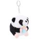 thumbnail image 3 of KAKOWELY Llavero de muñeco de panda pequeño, figura de peluche de dibujos animados, llavero de panda de peluche, 3 of 5