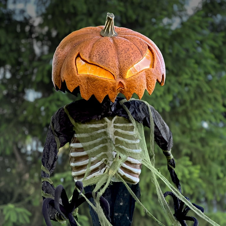 Haunted Hill Farm 9ft Pumpkin Sentinel Animatronic, Halloween