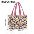 thumbnail image 7 of Pzuqiu Colorful Flower Large Capacity Quilted Tote Bag for Women Pink Diamond Puffer Shoulder Handbag, Lightweight Laptop Tote for Work, Travel, Shopping, College, Everyday Use, 7 of 7