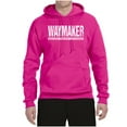 thumbnail image 2 of Wild Bobby Waymaker Inspirational/Christian Unisex Graphic Hoodie Sweatshirt, Fuschia, Small, 2 of 5