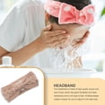 thumbnail image 4 of Diadema de punto Minnieouse nudo de lazo Ajustable camarones rosados, 4 of 6