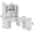 thumbnail image 4 of Bush Westbrook Bureau en L 60W avec Huche et Rangement - Bois d'Ingénierie, 4 of 9