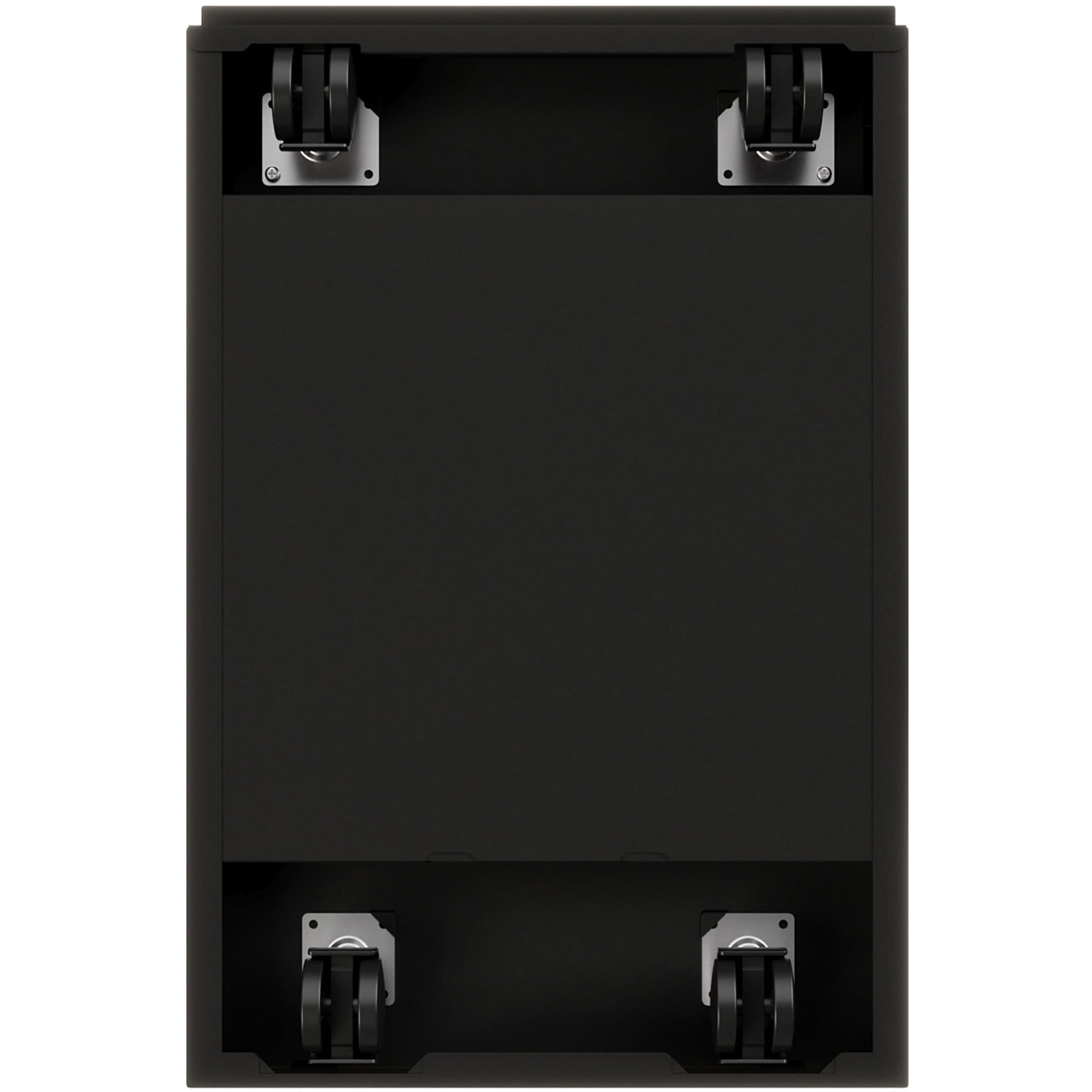 Lorell Mobile File Pedestal - 15" X 20" X 27.8" - Letter - Ball-bearing Suspension, Recessed Handle, Security Lock - Black - Steel - Recycled