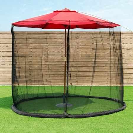 Gymax 9 10ft Umbrella Table Screen Cover Mosquito Bug Insect Net