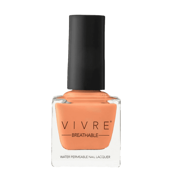 VIVRE  Breathable - Water, Oxygen Permeable - Vegan- toxic free- Halal - Nail Polish: Orange You Late?