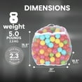 thumbnail image 3 of BalanceFrom 400-Count Play Pit Balls Toy Set for Kids with Mesh Bags, Rainbow Colors, 3 of 10