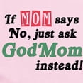 thumbnail image 2 of CafePress - Just Ask Godmom! Infant Bodysuit - Baby Light Bodysuit, Size Newborn - 24 Months, 2 of 4