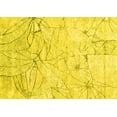 thumbnail image 1 of Ahgly Company Machine Washable Indoor Rectangle Abstract Yellow Contemporary Area Rugs, 2' x 4', 1 of 4