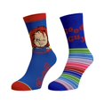 thumbnail image 1 of Chucky Good Guy Character Face 2 Pack Crew Socks, 1 of 1