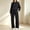 Black, variant on Crew Neck Sweatshirts Women,2 Piece Sets for Women Soft Sweatshirts Pullover Sweatshirt Sweat Set Jackets for Women Athleisure Sets Women Solid Color Active Wear Sets,Navy,XL