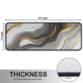 thumbnail image 5 of Kitchen Rugs Sets Of 2,Gray White Gold Marble Pattern Anti Fatigue Kitchen Mat Rugs Non Slip Washable,Decorative Kitchen Floor Mats for Kitchen,Sink,Laundry,17"x47"+17"x47", 5 of 5