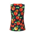 thumbnail image 3 of Rocae Tomatoes for Women's Workout Tank Top Lightweight Sleeveless Fit Tops- Moisture-Wicking, BreathableX-Large, 3 of 9