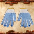 thumbnail image 5 of CUITING 1 Pair of Durable Cotton Knit Fabric Work Gloves with Wear-Resistant Non-Slip Bead Grip for Labor Site Use, 5 of 5