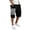 Gray, variant on CCRFTGI Men's Cargo Shorts Casual Relaxed Fit Outdoor Work Shorts for Men with Multi-Pockets Wine 4XL