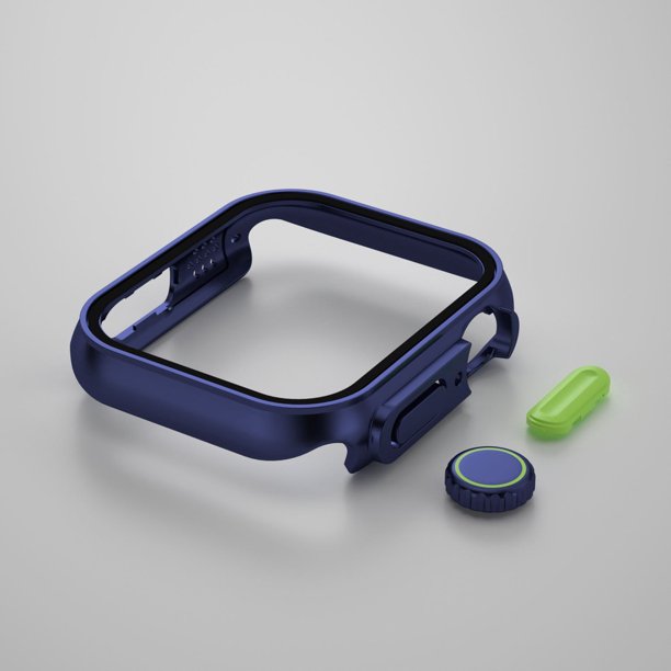 Carcasa Rígida Para PC Con Vidrio Templado Compatible Con Apple Watch Series 8 7 45mm Para iWatch 4 5 6 se 44mm Protector De Pantalla Accesorios De Actualización Gao Jiahui unisex