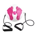 thumbnail image 3 of Waist Twisting Disc Board Load 220lbs Noise Massage Indoor Sports Pink with Rope, 3 of 9
