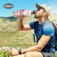 thumbnail image 6 of Yayeee 20oz Insulated Water Bottle Double Wall Stainless Steel with Flip Straw Lid, Beige Christmas Santa, 6 of 7
