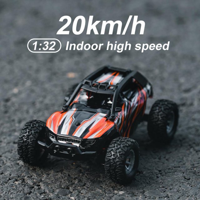 Radiocontrol Coches 2.4GHz Drift RC Racing Car 20km/h 1/32 2WD Off-Road con batería (naranja)