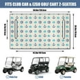 thumbnail image 3 of 51" x 31" Golf Cart Seat Cover Microfiber Towel, Compatible with EZGO TXT RXV, Club Car Precedent, Yamaha Drive, and Icon Models, 3 of 8
