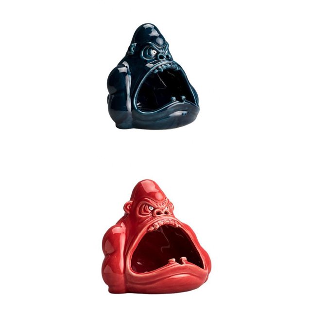 de Cerámica de 2 Piezas Caja de Almacenamiento de Estatuilla de de de Oficina de Coche Macarena Cenicero Estatua Escultura