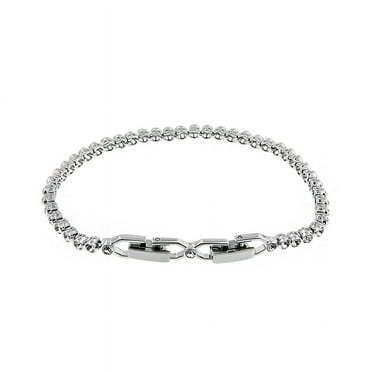 Swarovski Tennis bracelet, in Rhodium7/8 inches