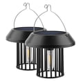 thumbnail image 1 of 2 faroles solares colgantes para exteriores, luces decorativas con energía solar para camping, jardín, patio y porche, 1 of 8