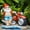 Biker, variant on Dwarf Statue Motorcycle Riding Funny Gnome Decoration Outdoor Yard Lawn Garden Gnome Statue Dwarf Figurine Home Ornaments