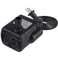 thumbnail image 1 of Submersible Fountain Stream Pond Waterfall Aquarium Statuary Multi Function Pump,1.6ft High Lift, Aquarium, Fish Tank Fountain, Powerful Water Pump with 4.9ft (1.5m) Power Cord, 1 of 7
