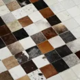 thumbnail image 3 of Cowhide Patchwork Rug Black White Area Rugs Carpet Home Decor Cow Skin Rug Multi Color, 3 of 5