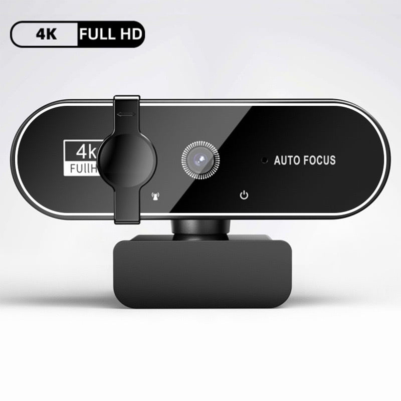 4K Webcam 1080P Mini Camera 2K Full HD Webcam with Microphone 30fps USB Web Cam for Auto  PC Laptop Video Shooting Camera