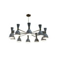 thumbnail image 4 of 10 Light Modern Raw Brass chandelier light Fixture, 4 of 9