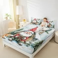 thumbnail image 4 of jejeloiu Christmas Gnome Full Size Sheets,Cute Squirrel Berry Bed Sheets,Merry Xmas Sheet Sets For Child,Ultra Soft Home Decor,4-Piece, 4 of 7