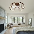 thumbnail image 4 of 20Inch Modern Low Profile Ceiling Fan, 6-Speed Reversible Ceiling Fan with Dimmable Light APP Control and Remote Control, 4 of 8