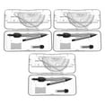 thumbnail image 1 of Minkissy 3 Boxes Of Geometry Set Metal Drawing Tools For School Projects, 1 of 8